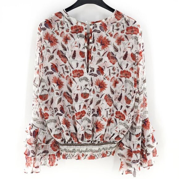 MISA Los Angeles Floral Bell Sleeve Top - Picture 3 of 7